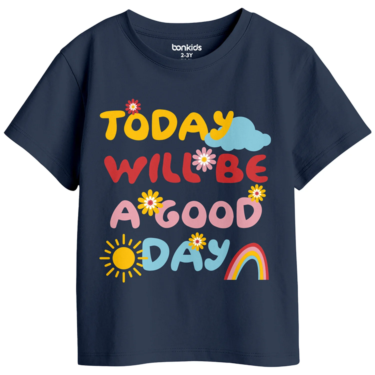 Girls Graphic Printed Pack Of 5 Tees